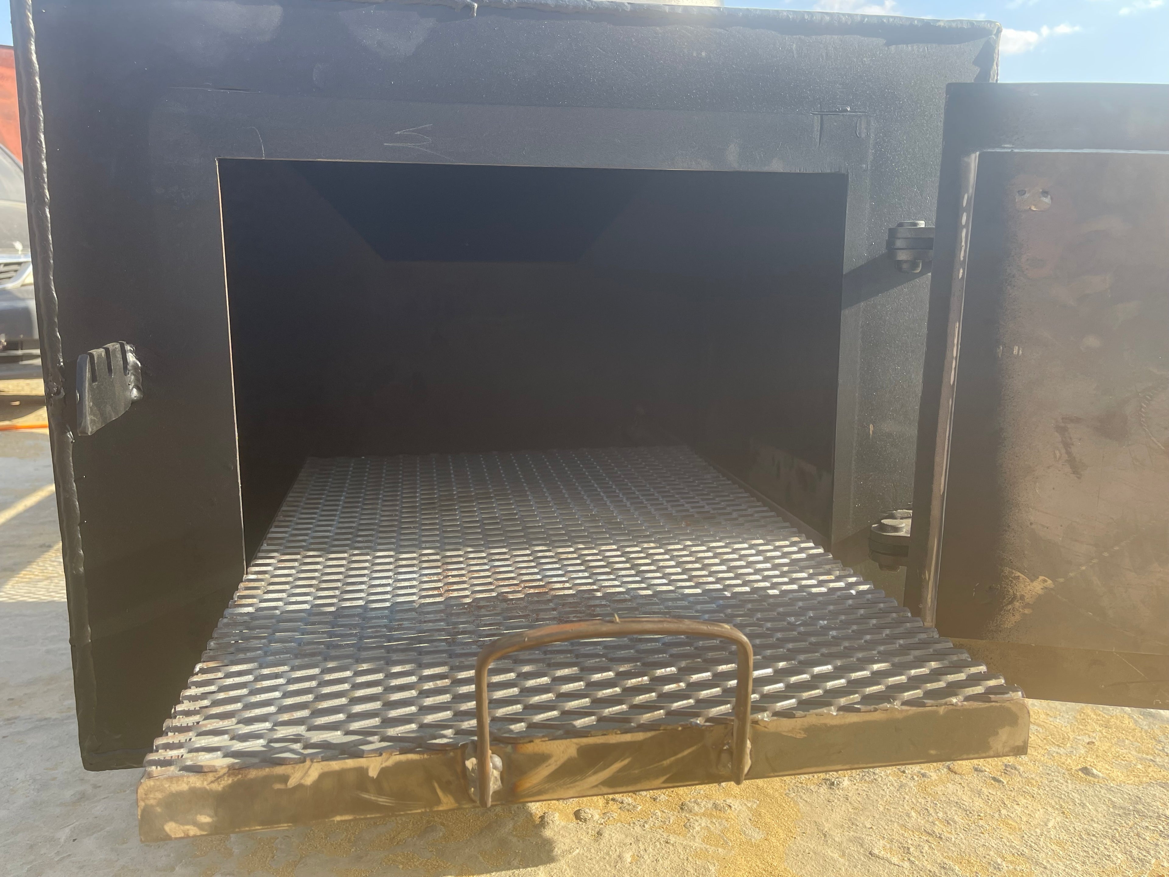 The Beast offset smoker