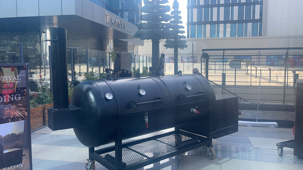 The Beast offset smoker