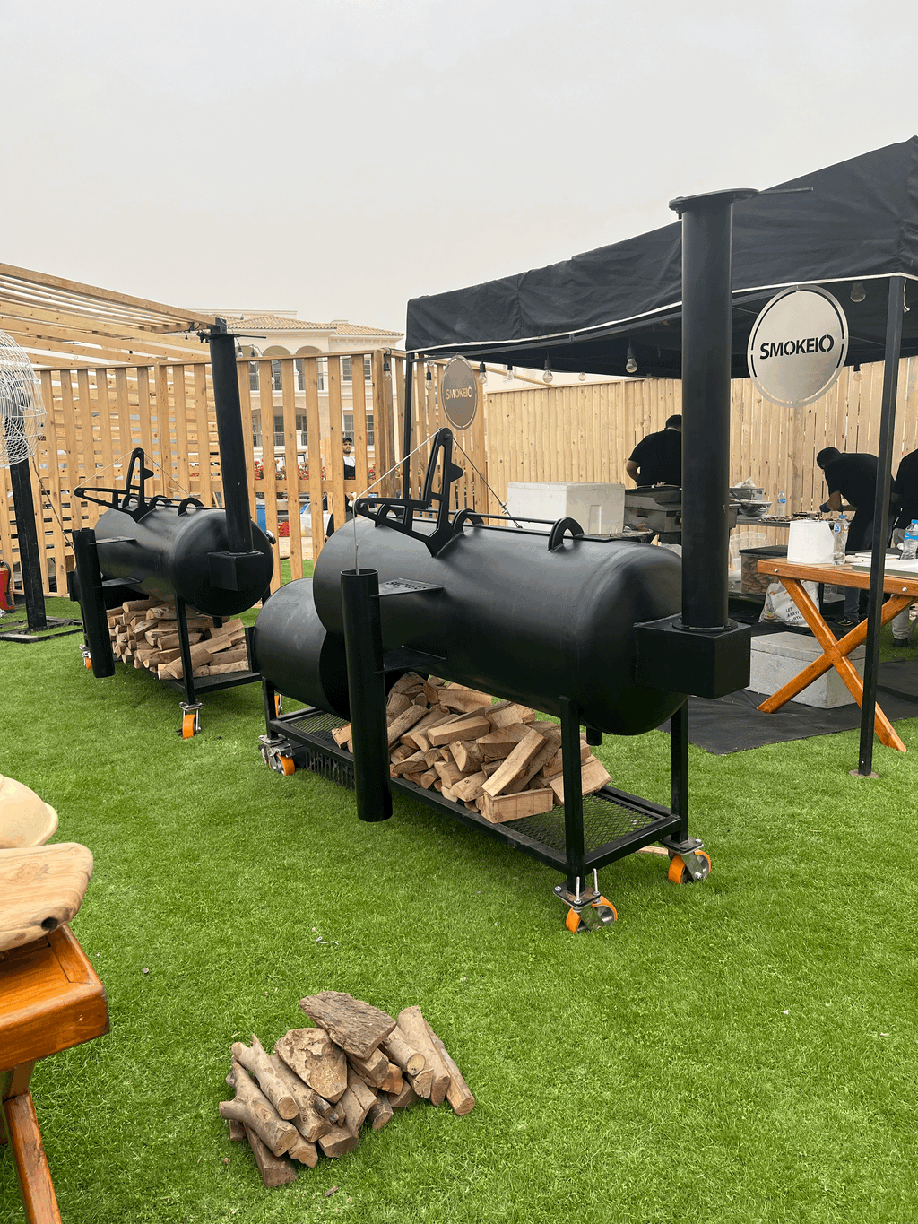 The Grand offset smoker