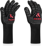INKBIRD BBQ Gloves 800°C Extreme Heat Resistant Grill Gloves.