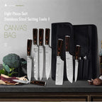 FULLHI Knife Set, 14pcs Japanese Knife Set, Premium Stainless Steel Kitchen Knife Set