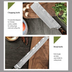 FULLHI Knife Set, 14pcs Japanese Knife Set, Premium Stainless Steel Kitchen Knife Set