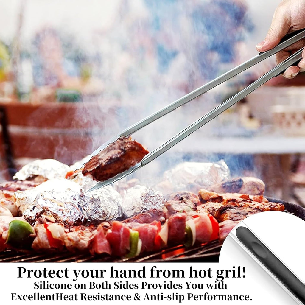 Nalaina 16" Stainless Steel Kitchen Grill Tongs