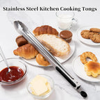 Nalaina 16" Stainless Steel Kitchen Grill Tongs