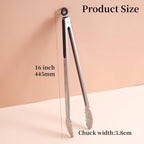 Nalaina 16" Stainless Steel Kitchen Grill Tongs
