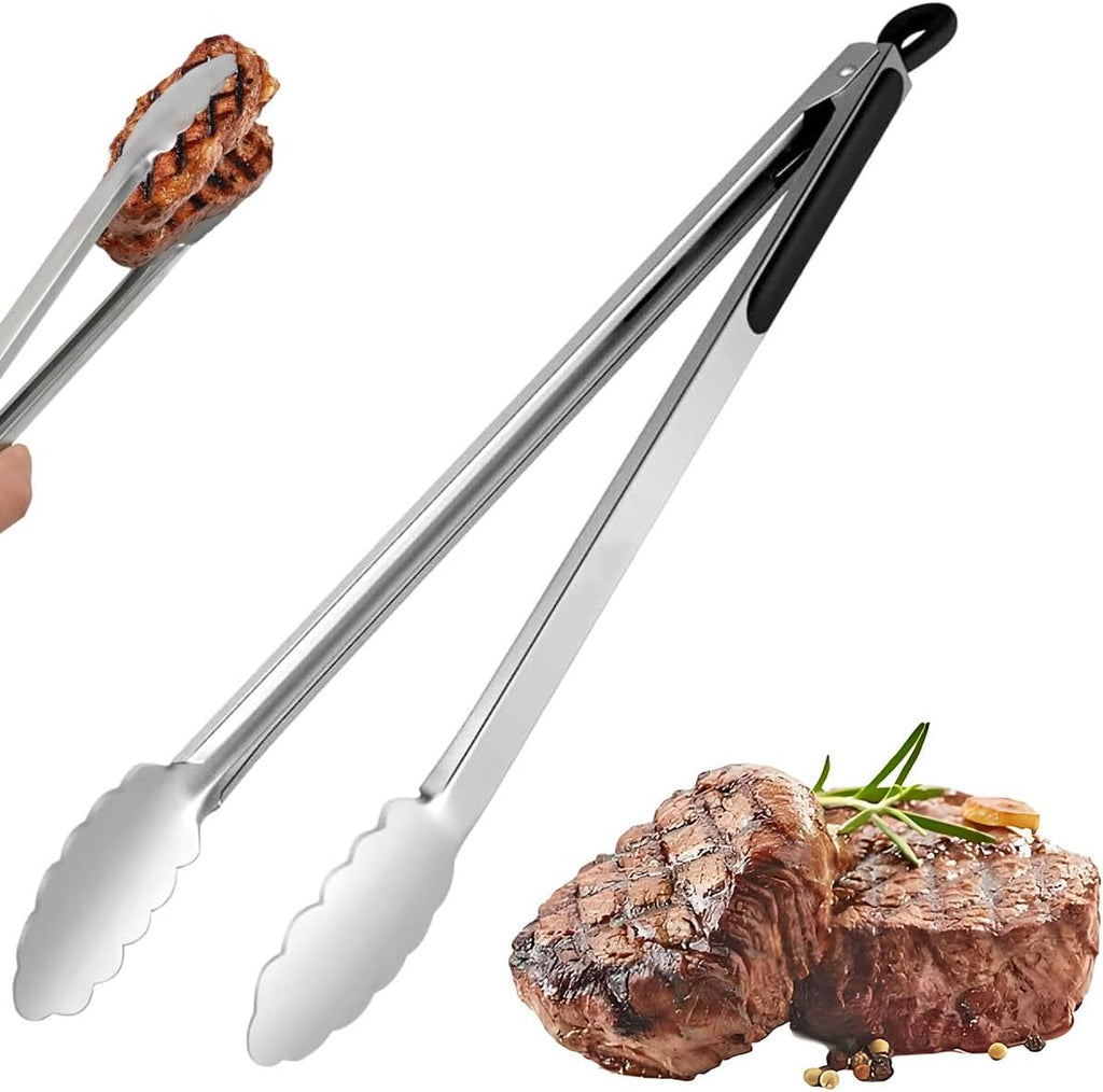 Nalaina 16" Stainless Steel Kitchen Grill Tongs