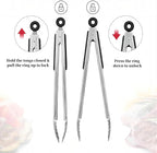 Nalaina 16" Stainless Steel Kitchen Grill Tongs
