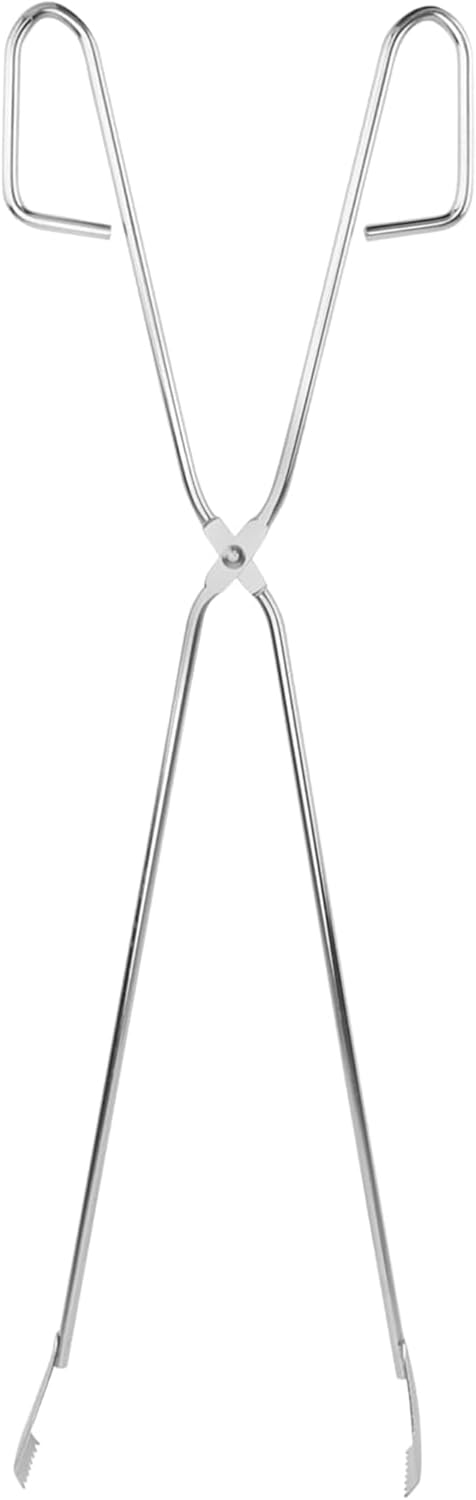 VersaMarts 60cm Stainless Steel Charcoal Pick-Up Tongs