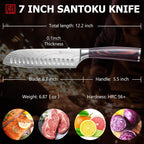 PAUDIN Santoku Knife