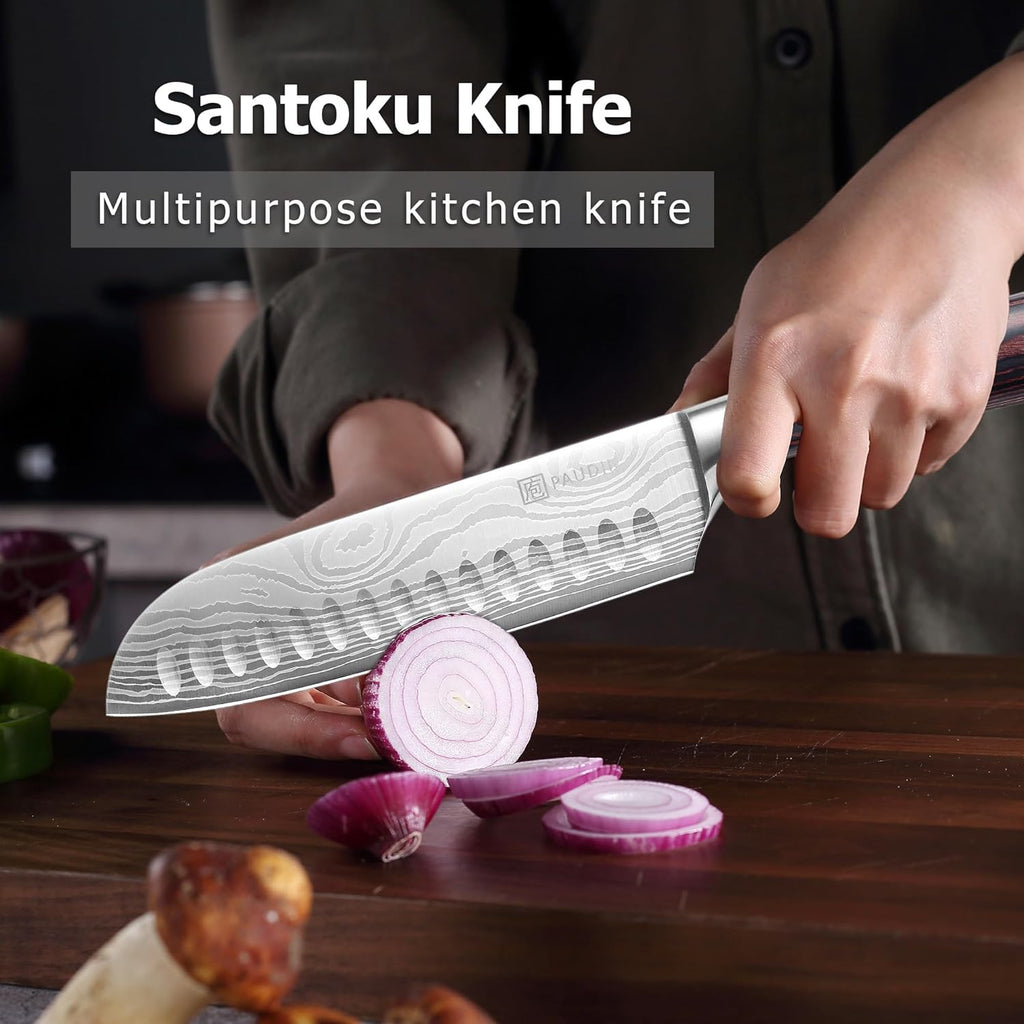 PAUDIN Santoku Knife