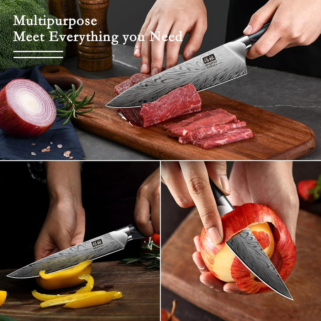 SHAN ZU 3PCS Kitchen Knife Set