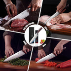 PAUDIN Chef Knife, 8 Inch High Carbon Stainless Steel Kitchen Knife | Ergonomic Handle, Ultra Sharp 5Cr15MoV, for Home Kitchen & Restaurant, Gift Box